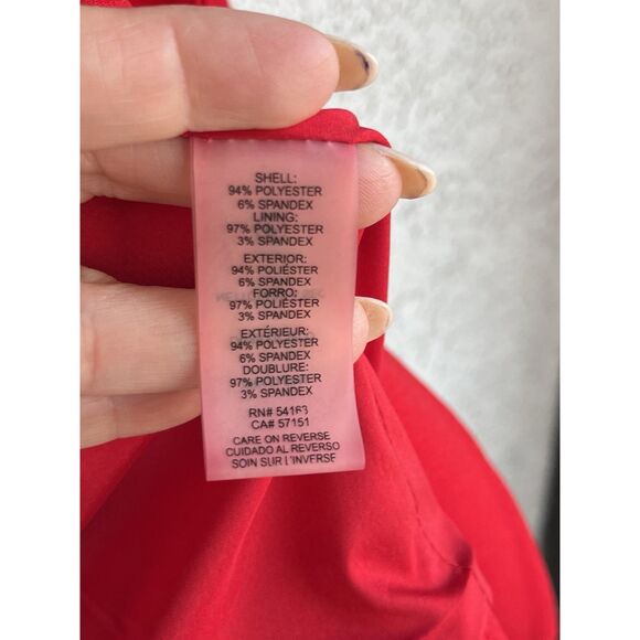 Calvin Klein Blazer - Size 10- Red/Gold Hardware - Picture 7 of 8